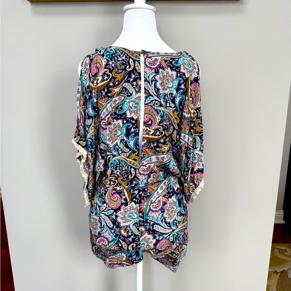 Paisley Print Romper - Picture 3 of 3